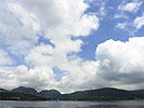雲と芦ノ湖