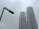 雲の中の都庁