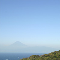 西伊豆からの富士山