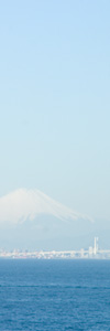 海ほたるからの富士山(縦)