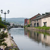 小樽運河と倉庫
