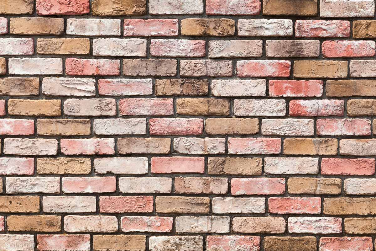 色が豊富なレンガの外壁