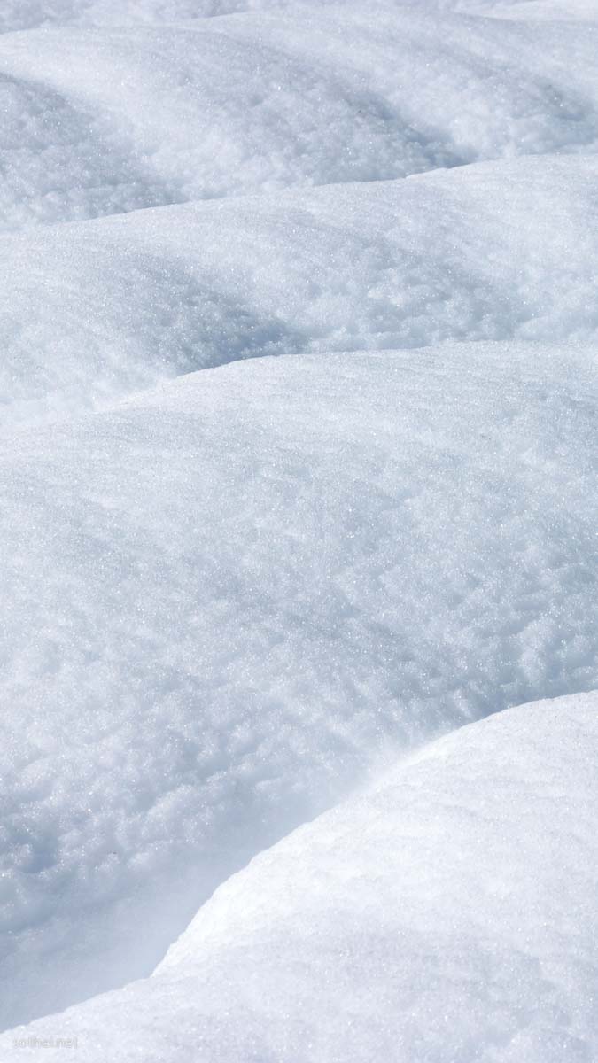 縦位置の写真、雪面