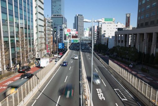 渋谷の首都高速道路